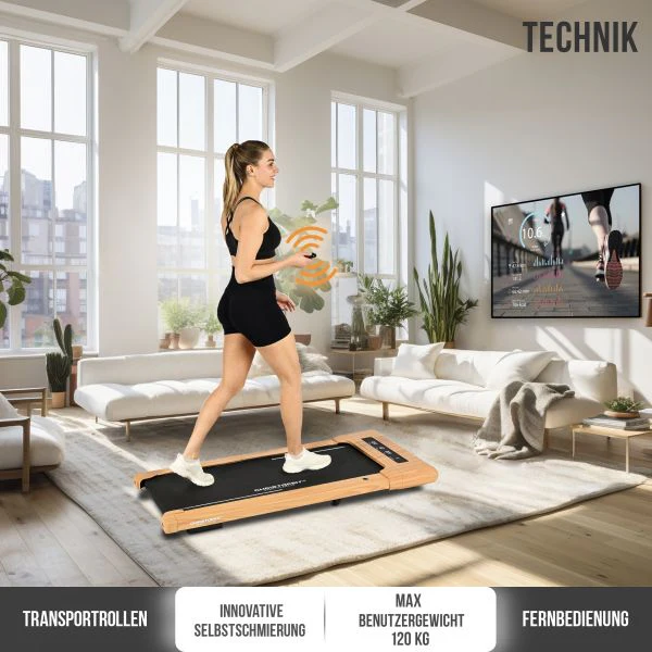 2025 Walking Pad 4.2 �C Elegante loopband in houtdesign (0-6 km/u) met app-compatibiliteit