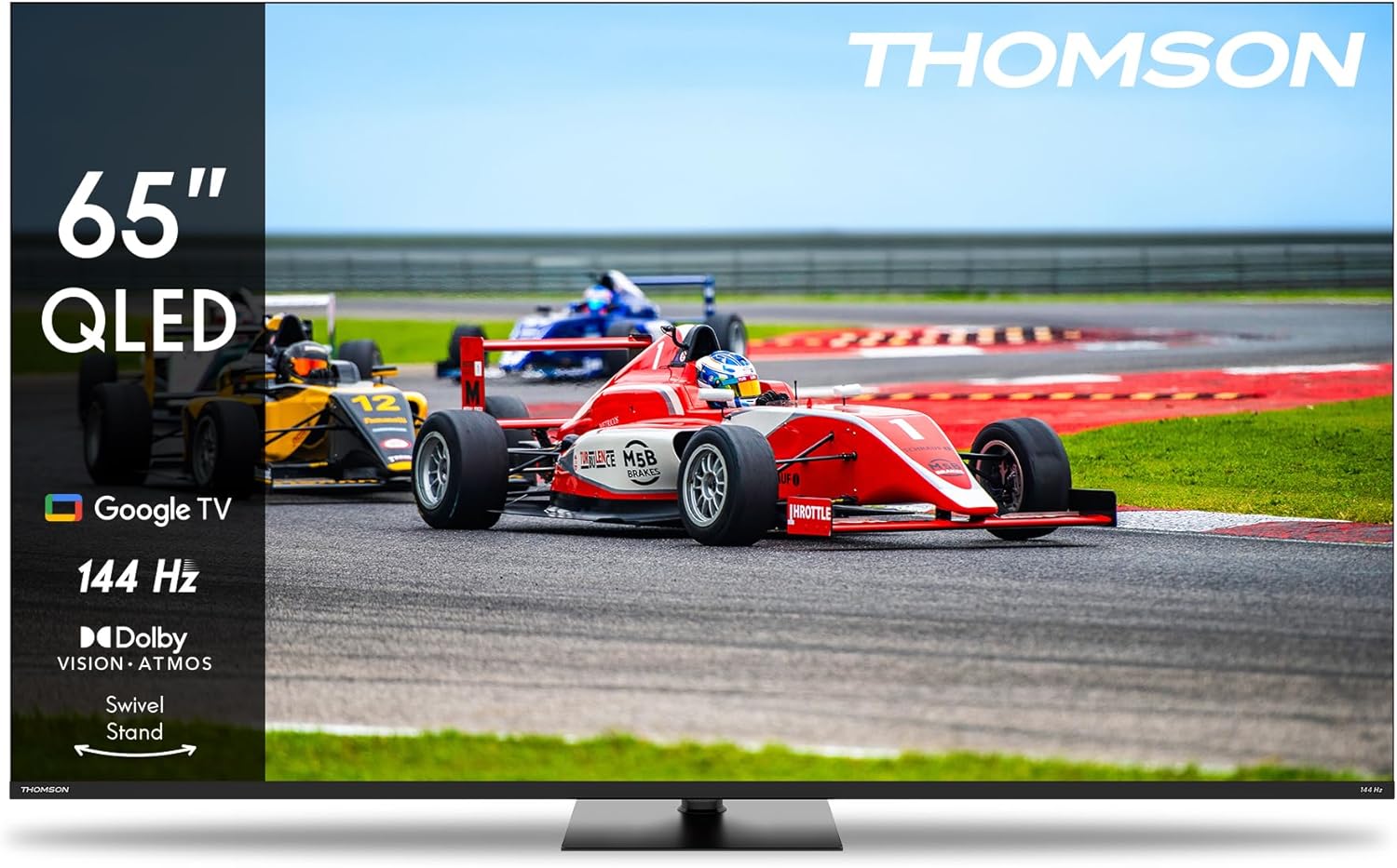 THOMSON 32 Inch (81cm) Full HD Google Smart TV, Wi-Fi, Dolby Audio, HDR10, Bluetooth 5.1, Triple Tuner (Cable/Satellite/Antenna), HDMI, CI+, A+ Panel - 32FG2S14