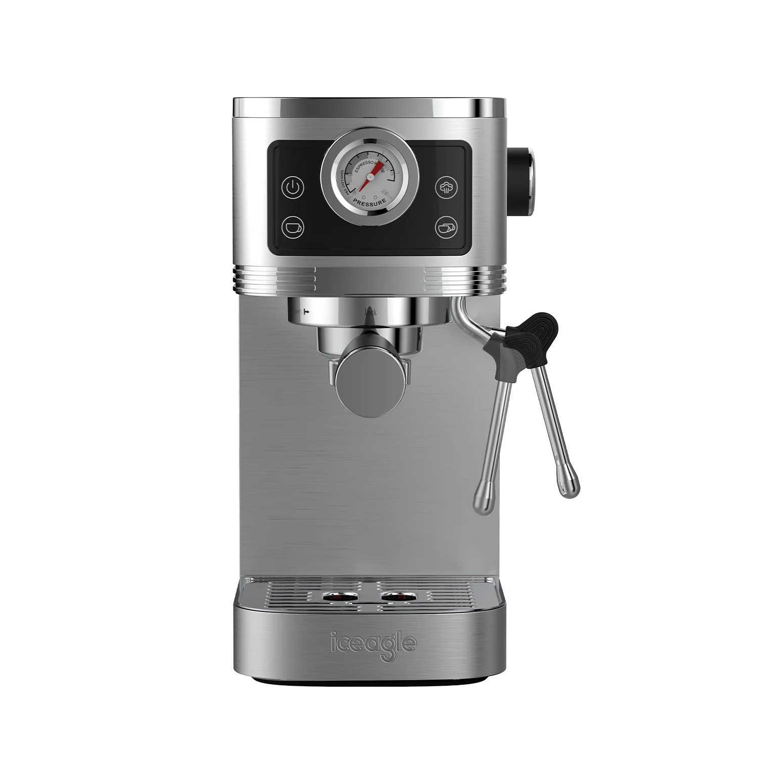 2025 Iceagle Espressomachine CM1660B met Melkschuimpijp 1350W
