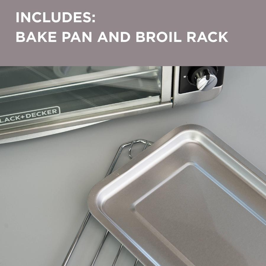 Extra Brede Aanrecht Convector-Oven en Broodrooster voor 8 Sneden