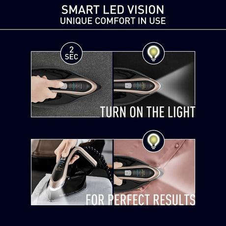 2025 Tefal GV9820G0 Pro Express Vision Stoomgenerator Zwart en Goud