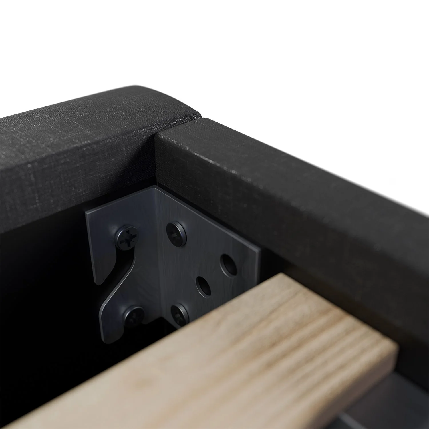 2025 Rustgevend slapen in het gestoffeerde bed Verona 120x200 cm in wit