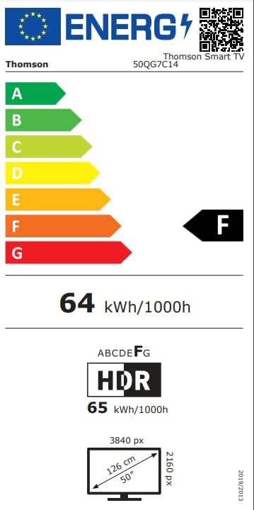 THOMSON 32 Inch (81cm) Full HD Google Smart TV, Wi-Fi, Dolby Audio, HDR10, Bluetooth 5.1, Triple Tuner (Cable/Satellite/Antenna), HDMI, CI+, A+ Panel - 32FG2S14