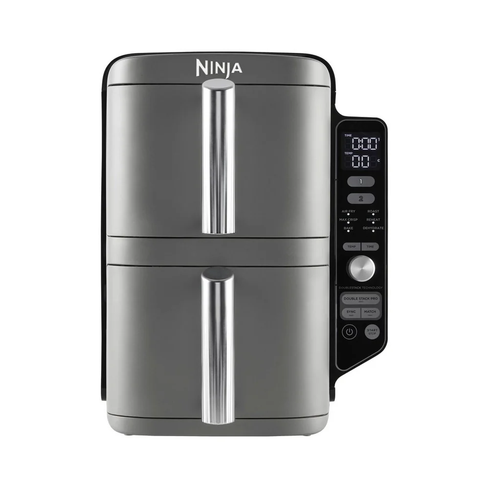2025 Ninja Double Stack XL 2 Lade Airfryer 9,5L Grijs SL400UK
