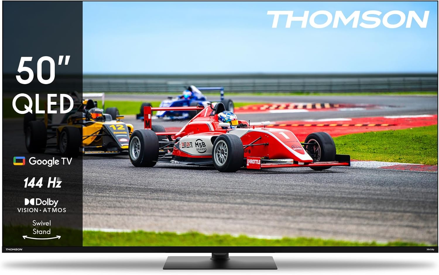 THOMSON 32 Inch (81cm) Full HD Google Smart TV, Wi-Fi, Dolby Audio, HDR10, Bluetooth 5.1, Triple Tuner (Cable/Satellite/Antenna), HDMI, CI+, A+ Panel - 32FG2S14