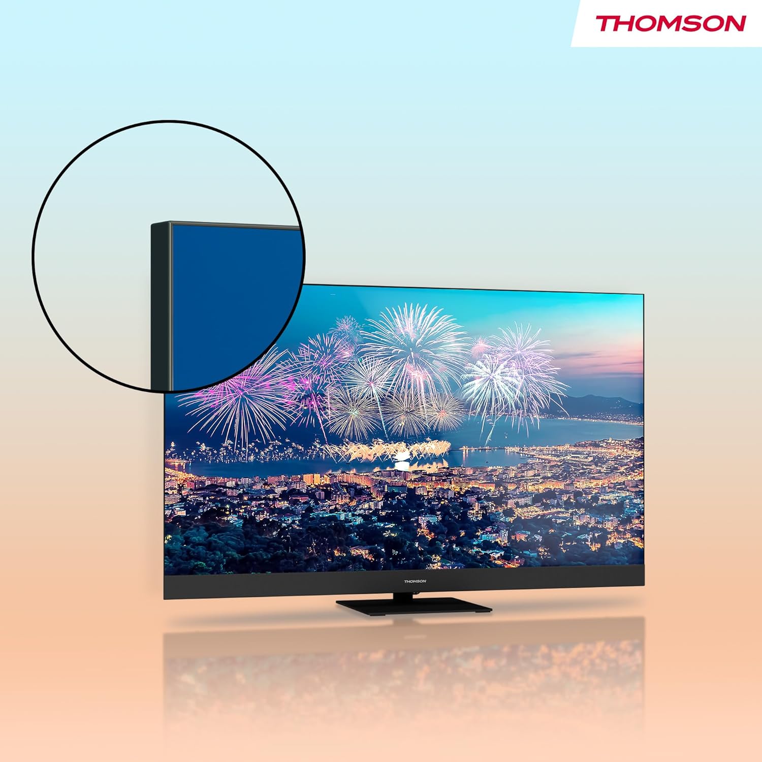 THOMSON 32 Inch (81cm) Full HD Google Smart TV, Wi-Fi, Dolby Audio, HDR10, Bluetooth 5.1, Triple Tuner (Cable/Satellite/Antenna), HDMI, CI+, A+ Panel - 32FG2S14