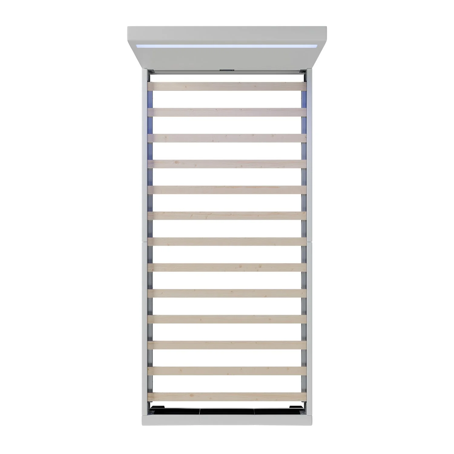 2025 Rustgevend slapen in het gestoffeerde bed Verona 120x200 cm in wit