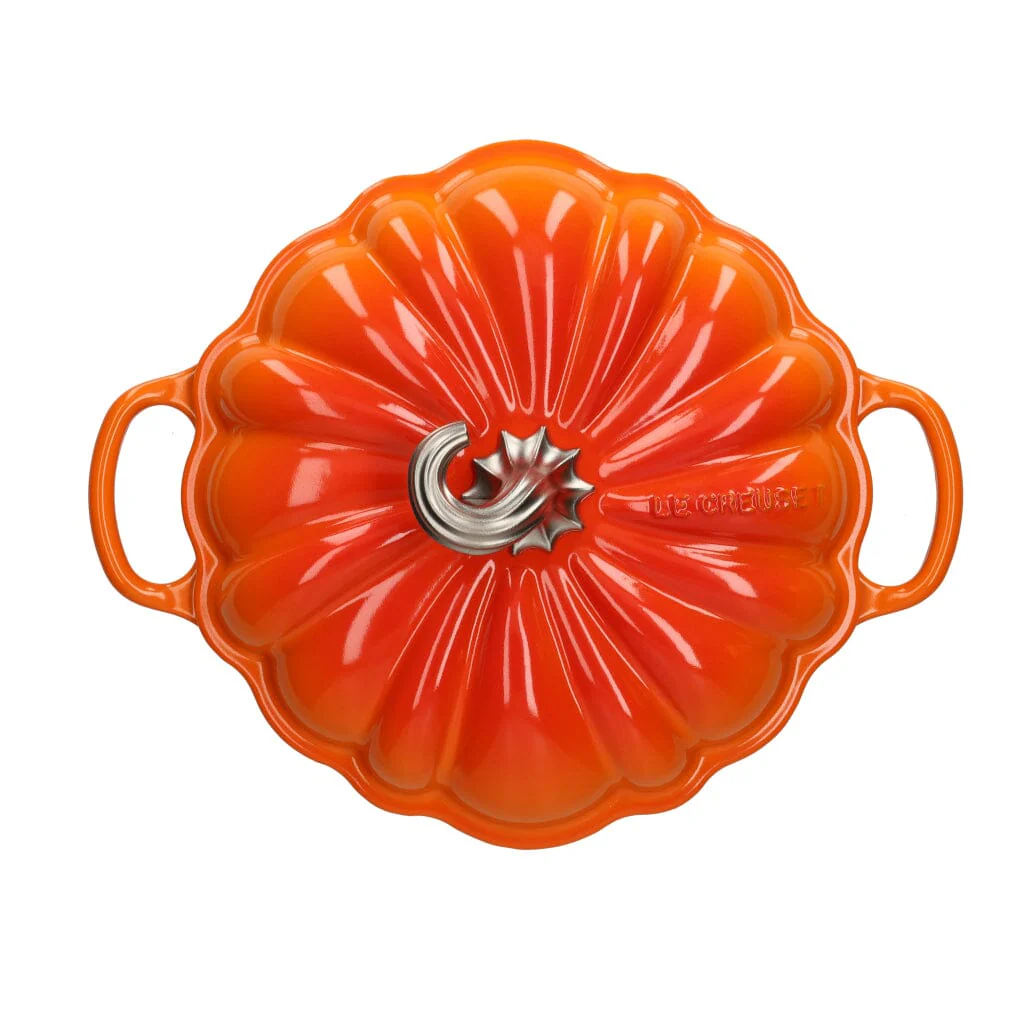 2025 Le Creuset - Pompoen braad- / stoofpan Signature Oranjerood 24 cm 3,7 l