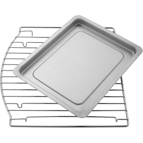 Oster Convection Oven voor op het Aanrecht, Roestvrij Staal, Snelle Kookfunctie, Verstelbare Rekken, Familiegrootte Capaciteit