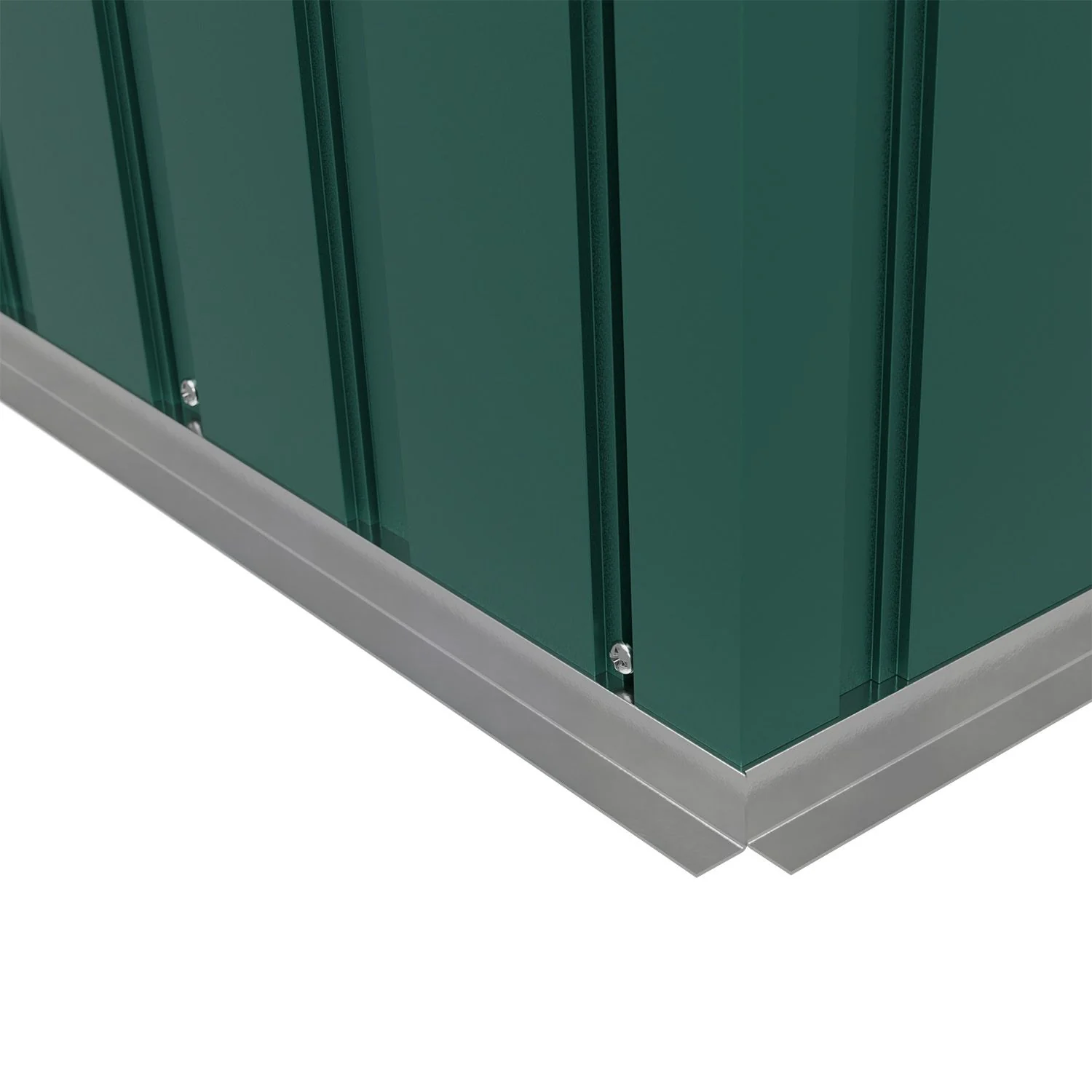 2025 Metalen tuinschuur M in donkergroen voor de tuin