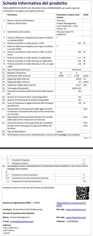 THOMSON 32 Inch (81cm) Full HD Google Smart TV, Wi-Fi, Dolby Audio, HDR10, Bluetooth 5.1, Triple Tuner (Cable/Satellite/Antenna), HDMI, CI+, A+ Panel - 32FG2S14