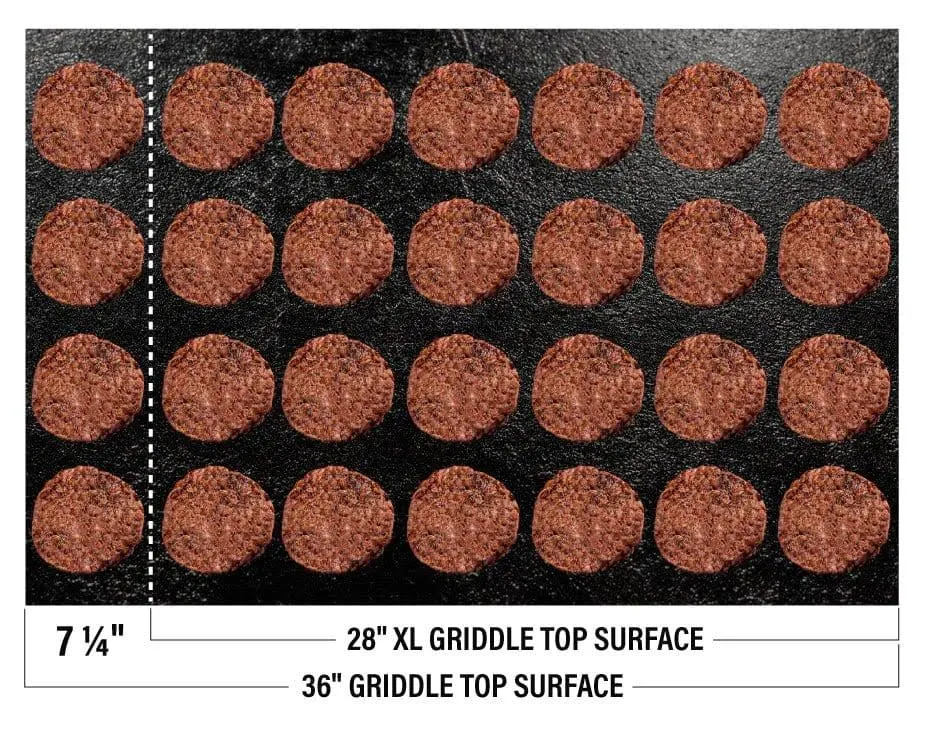 Blackstone Plancha XL met 3 Branders van 28