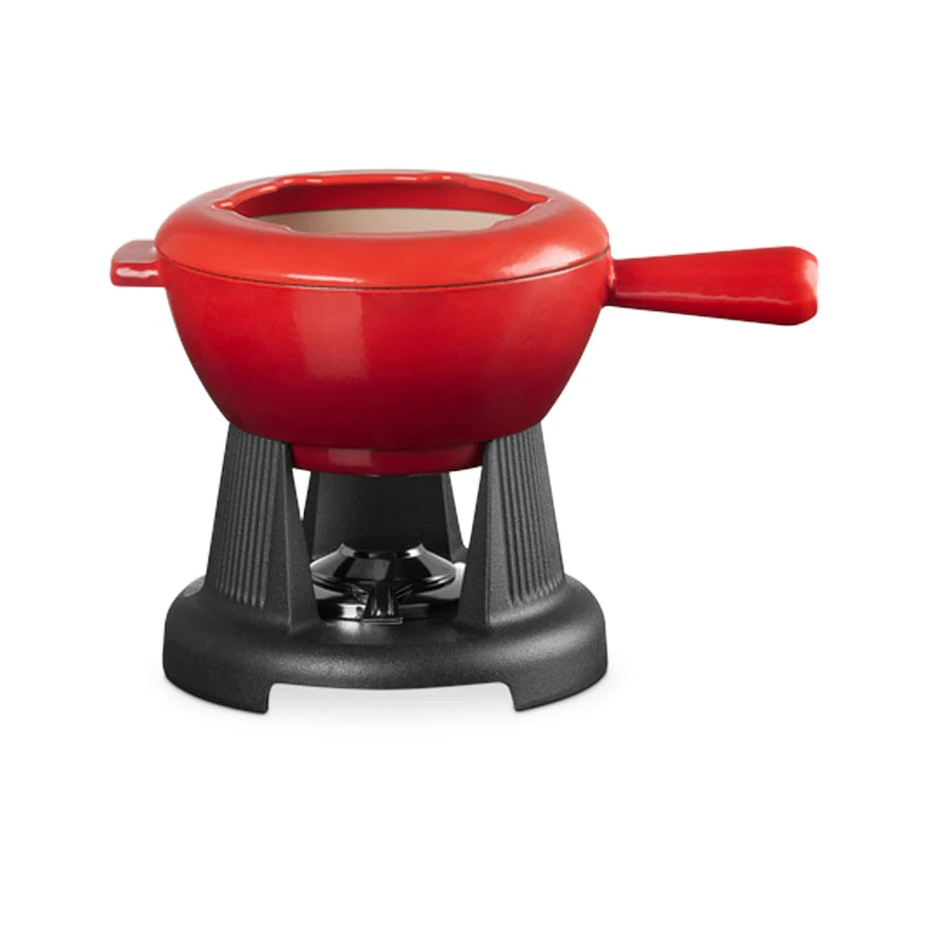 2025 Le Creuset - Fondue-set, ook voor kaas, kersenrood 20 cm 2 l