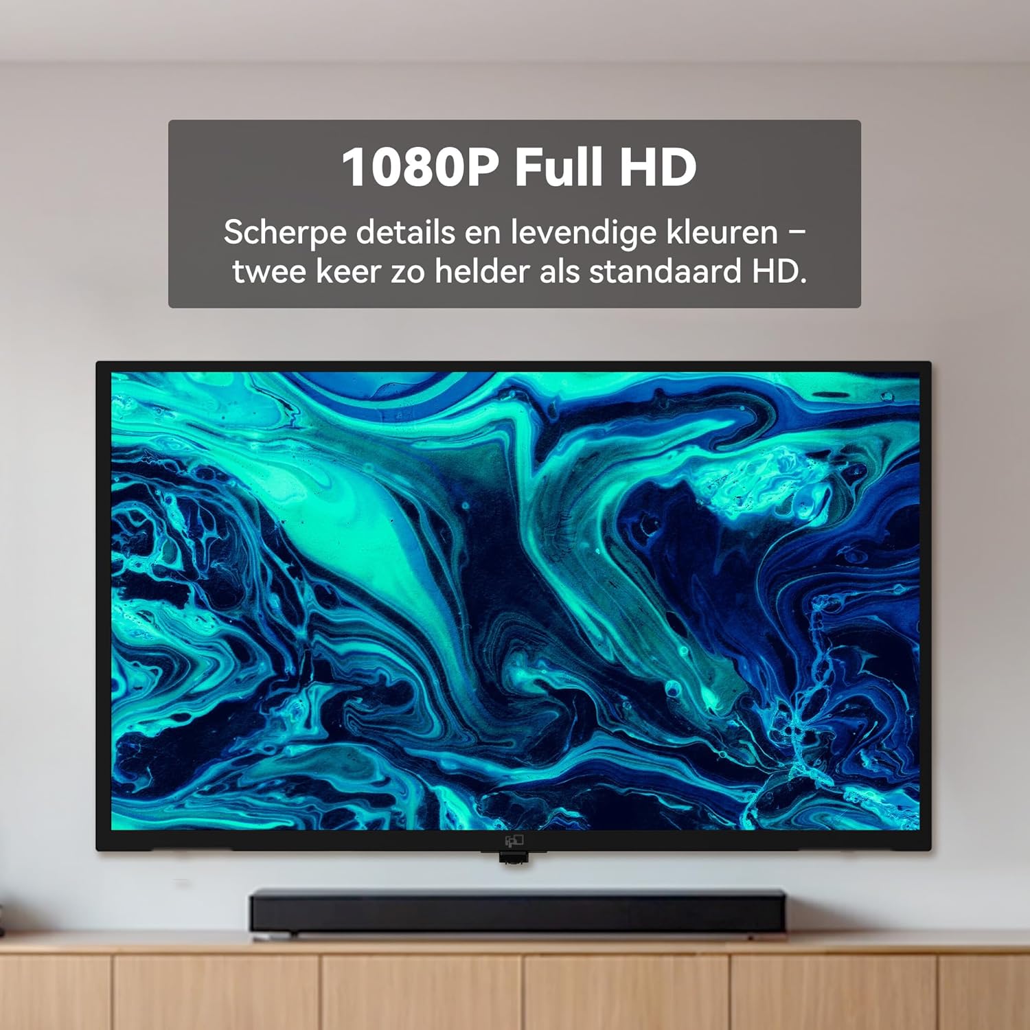 FPD 40 Inch Smart TV, Full HD Google TV with Google Cast, HDR 10, Dolby Audio, Vocie Remote, HDMI, 1080p Flat Screen Televison (CG40-P1, Model 2025)