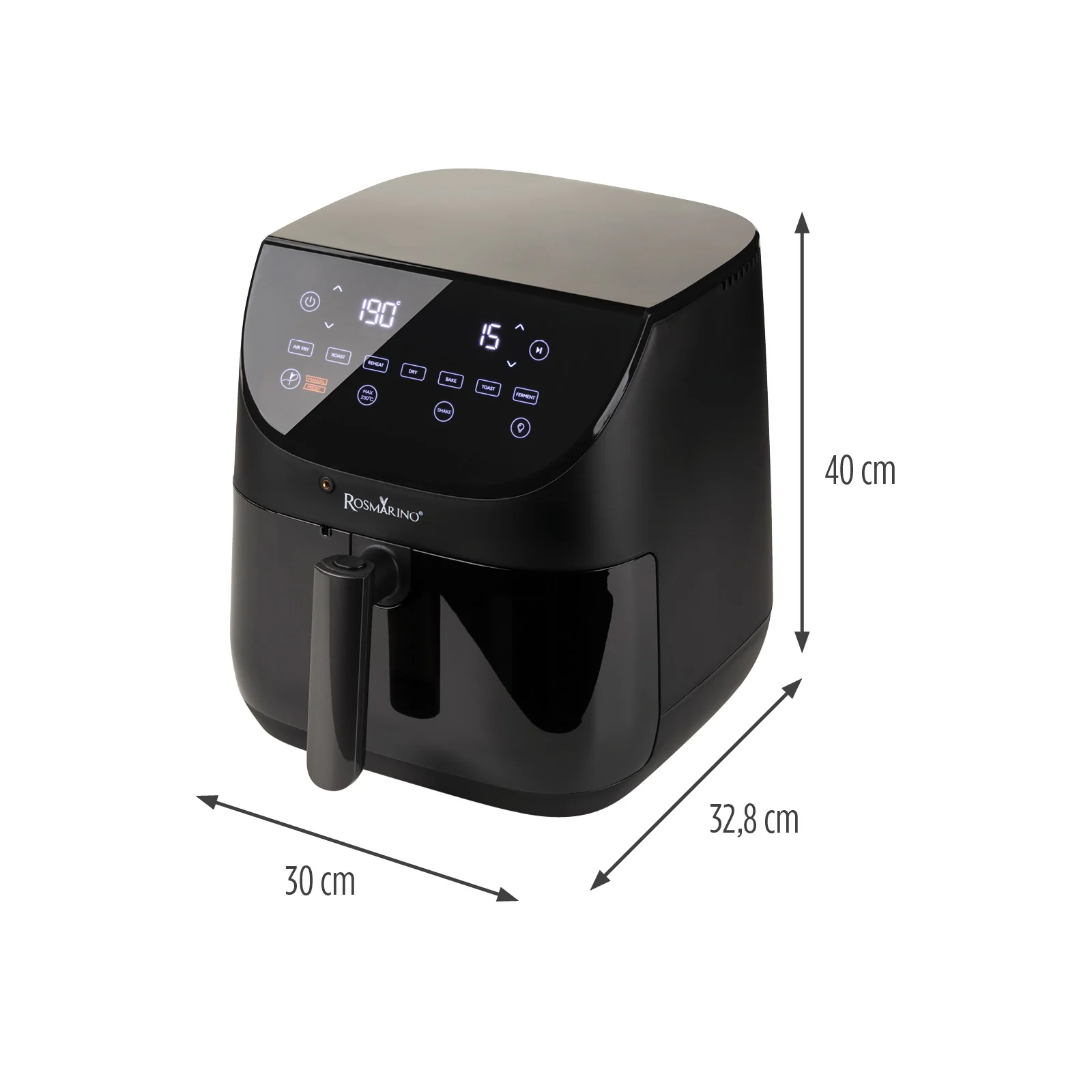 2025 Rosmarino TempSense heteluchtfriteuse �C 6 L