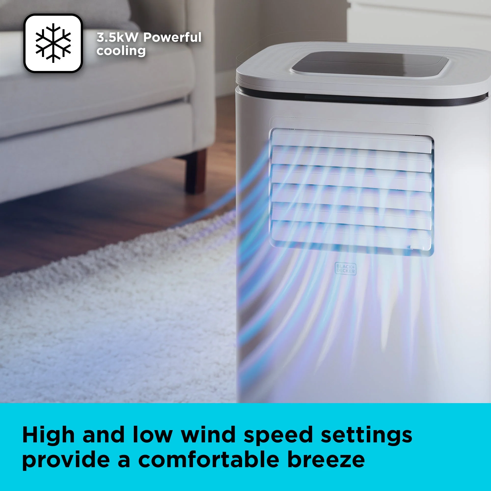 Draagbare Airconditioner Black+Decker BXAC40011GB 12.000 BTU