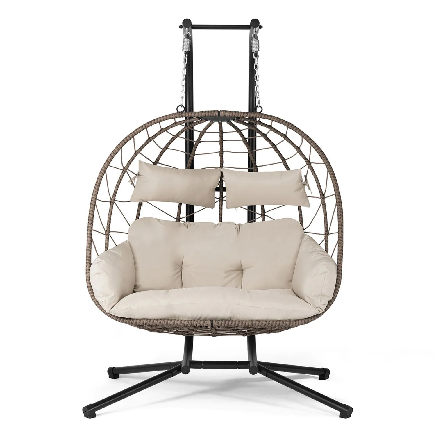 2025 Polyrattan Dubbele Hangstoel Aria