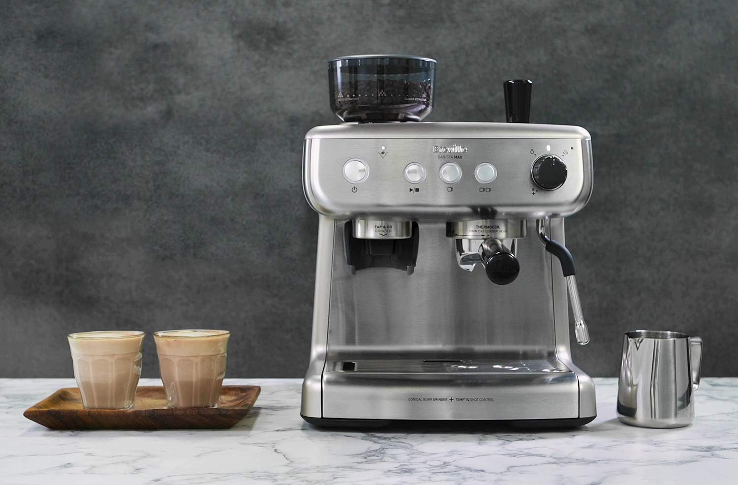 Breville VCF126X Barista Max Coffee Machine, Stainless Steel