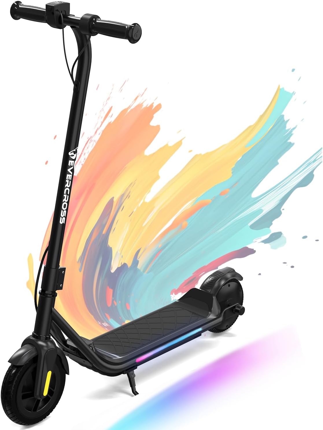 EVERCROSS E6 Electric Scooter, 7'' Electric Scooter for Children 6-12 Years, E Step Scooter for Children with Up to 15km Range and Motor 150W, 3 Speed Modes (8, 12, 16km/h)
