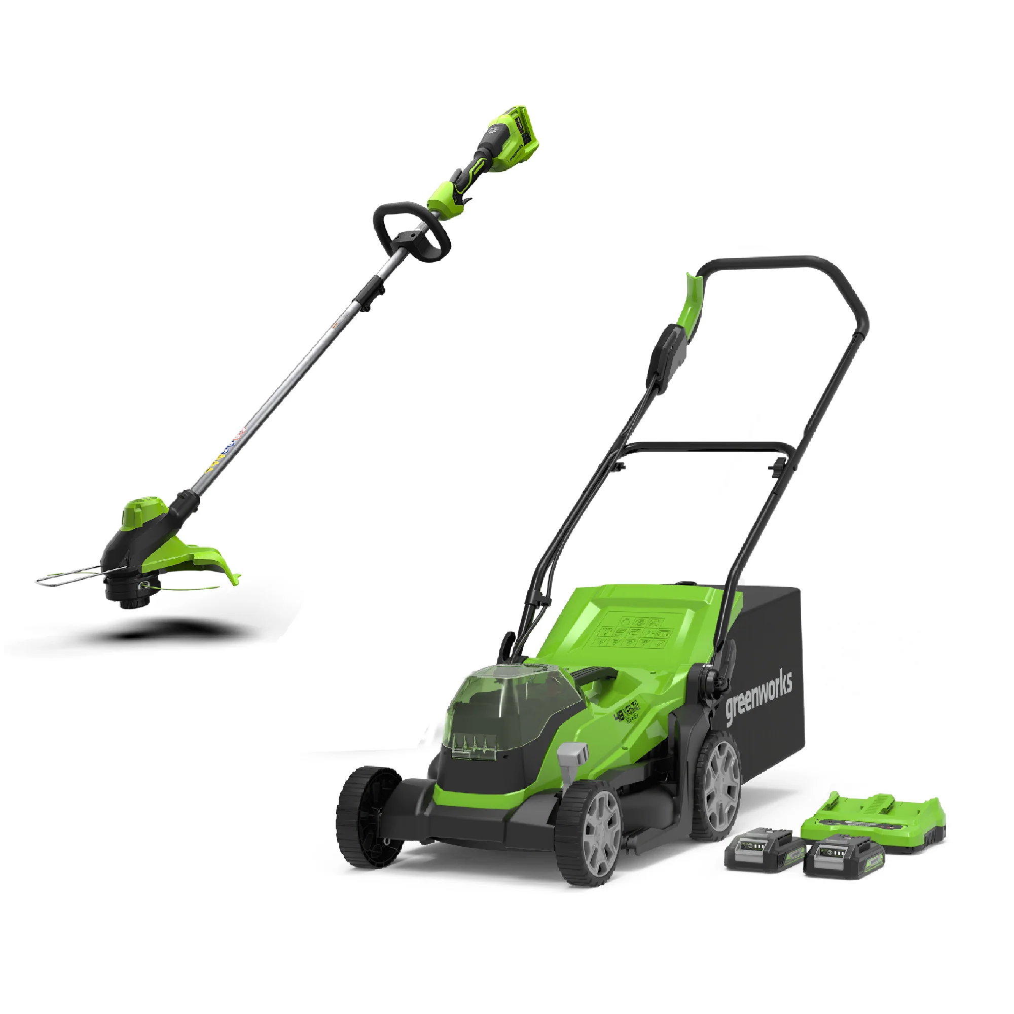 2025 24V+24V Combo-set Grasmaaier 36cm + Grastrimmer 33cm