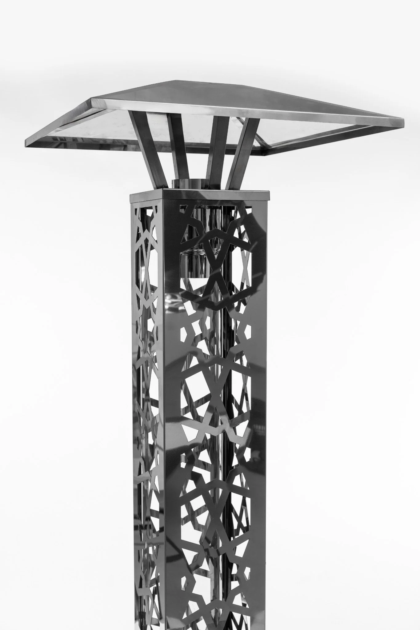 Pektech Peluxe Chrom �C Exclusieve pelletverwarmer in volledig chroom voor tuin & evenementen