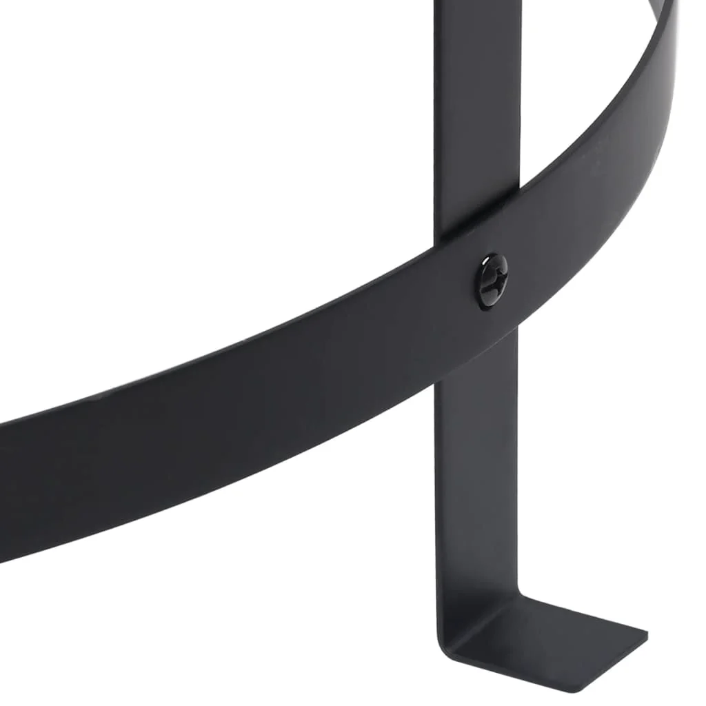 Vuurschaal met Grill RVS 76 cm Vuurplaats Hark Vonkenscherm