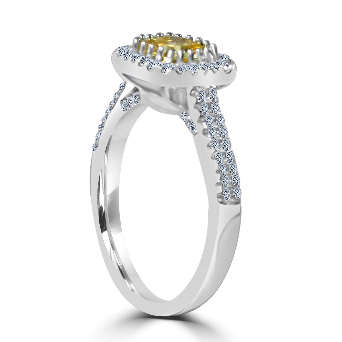 1CT Cushion Diamond Veneer Cubic Zirconia  Ring. 635R0251