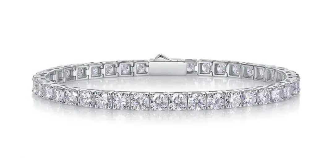 Tennis Bracelet Round Cubic Zirconia. 635B1570