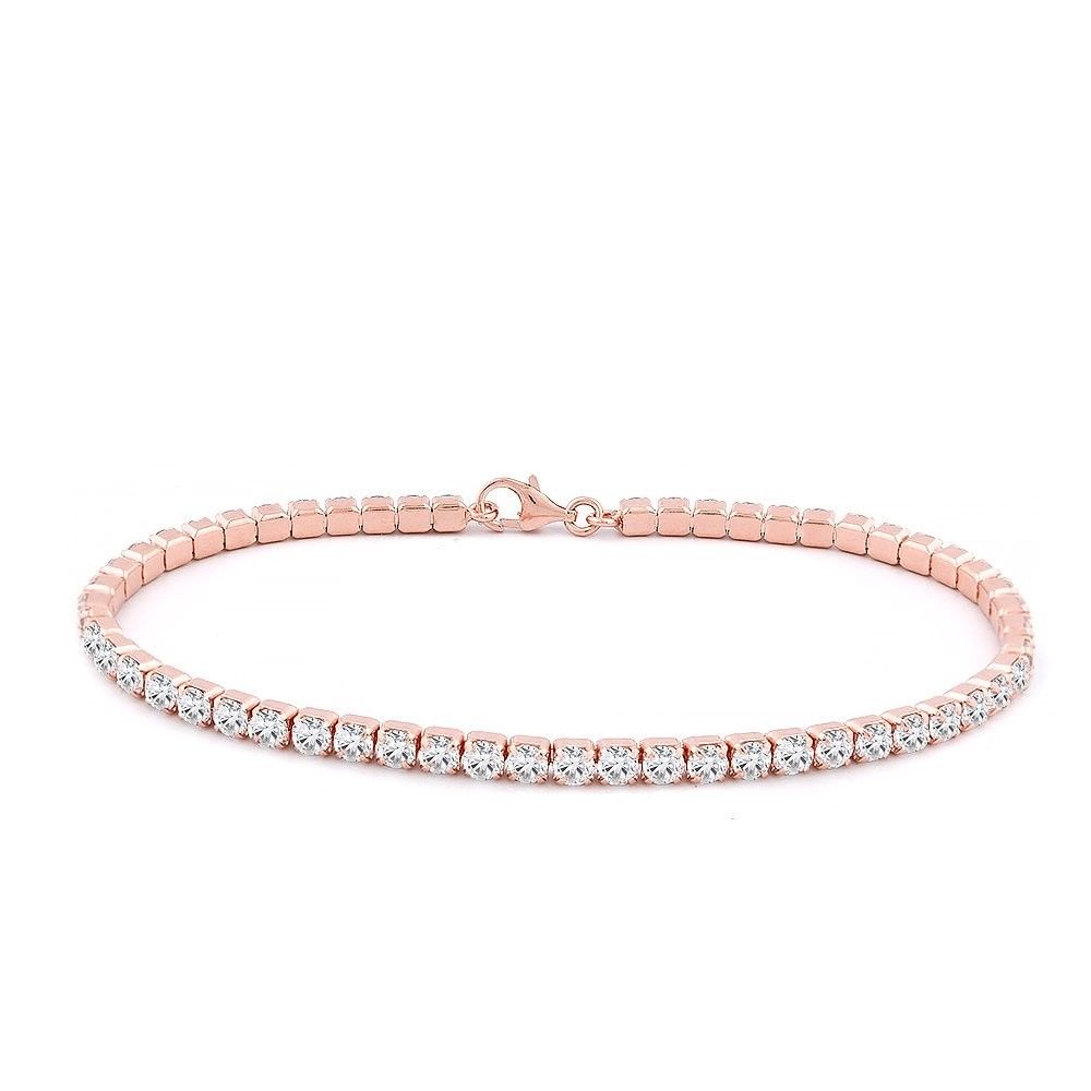 5CT TW Round Cubic Zirconia Special Sale Tennis Bracelet. 715B300