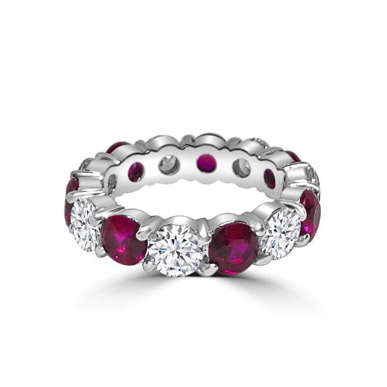 Cubic Zirconia Eternity Band Ring. RC38