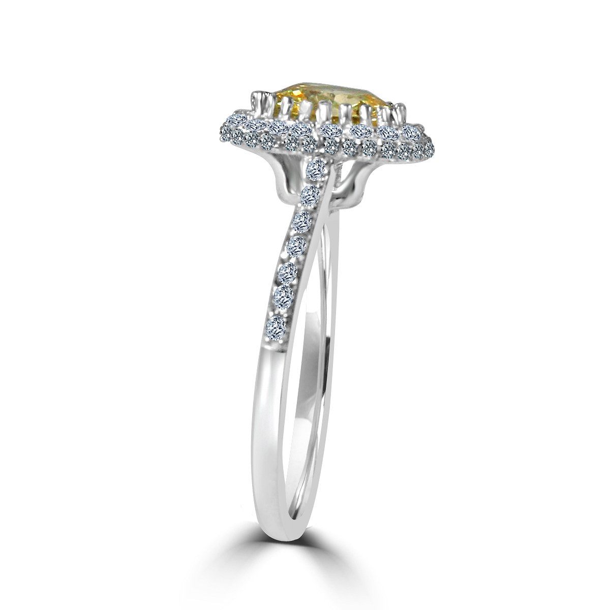 2CT Cushion Diamond Veneer Cubic Zirconia Ring. 635R0249