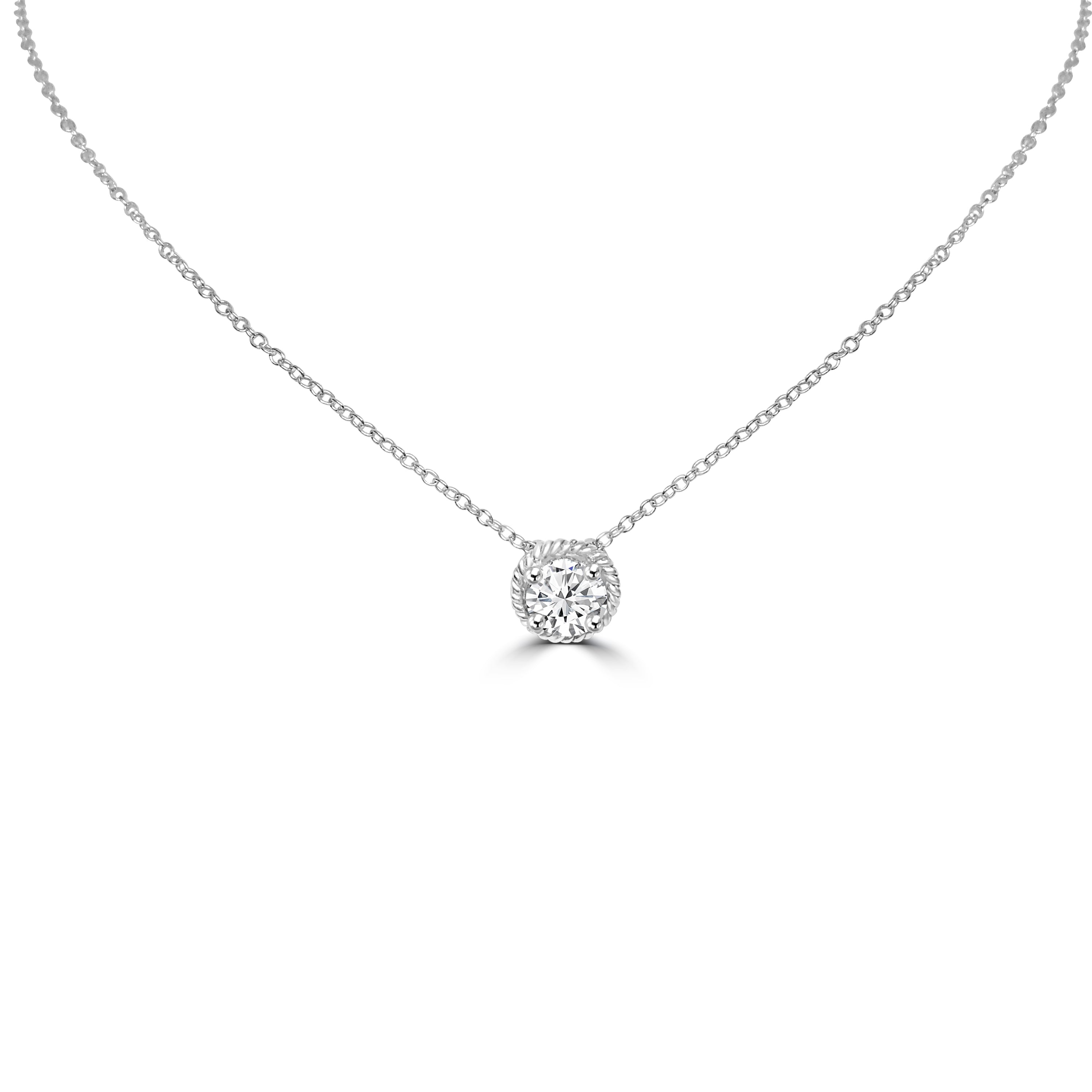 Diamond veneer Cubic Zirconia Pendant. 635P25064