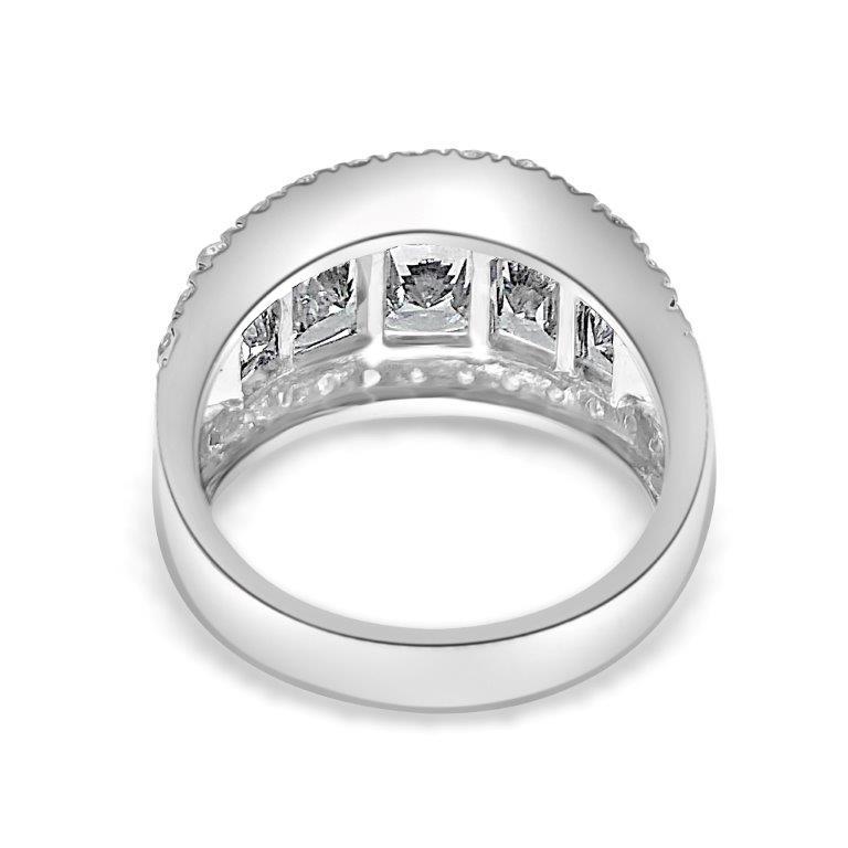 2.5CT TW Diamond Veneer Cubic Zirconia Ring. 635R71446