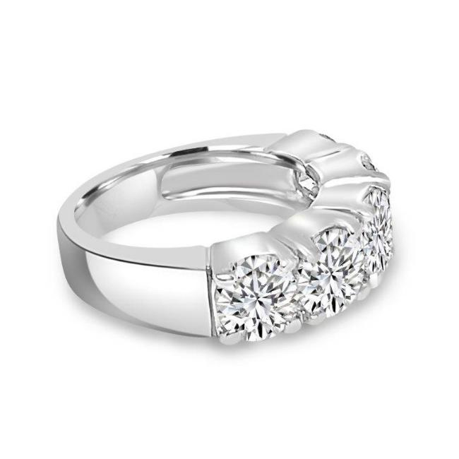 Cubic Zirconia Top Eternity Band Ring. 501R20301