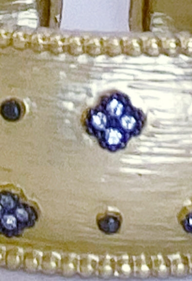 Zirconite wide hinged Bangle Bracelet. 500B7144