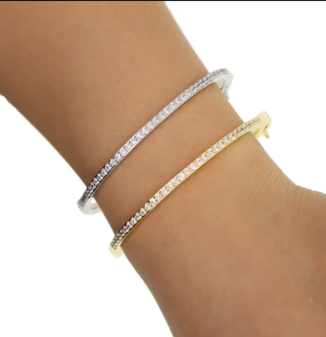Stackable Cubic Zirconia Bracelet Bangle Zirconite. 501B28058