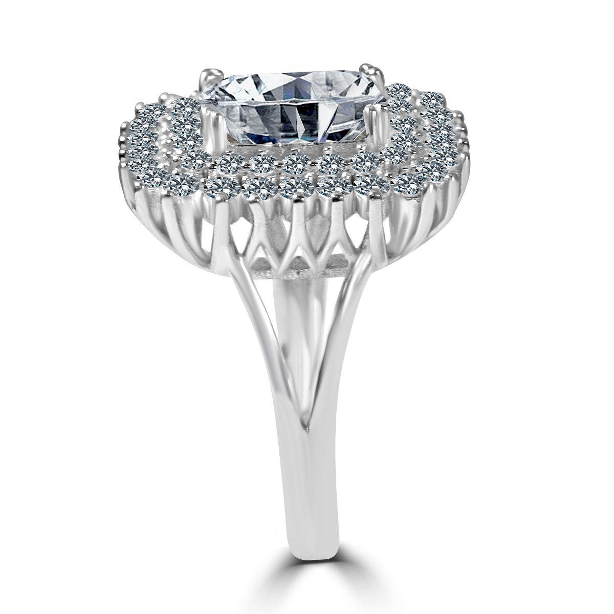 2 CT. Diamond Veneer Cubic Zirconia Ring. 635R0247