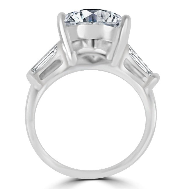 4CT Pear Diamond Veneer Cubic Zirconia Ring  635R71343