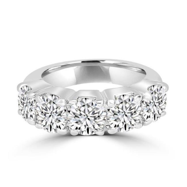 Cubic Zirconia Top Eternity Band Ring. 501R20301