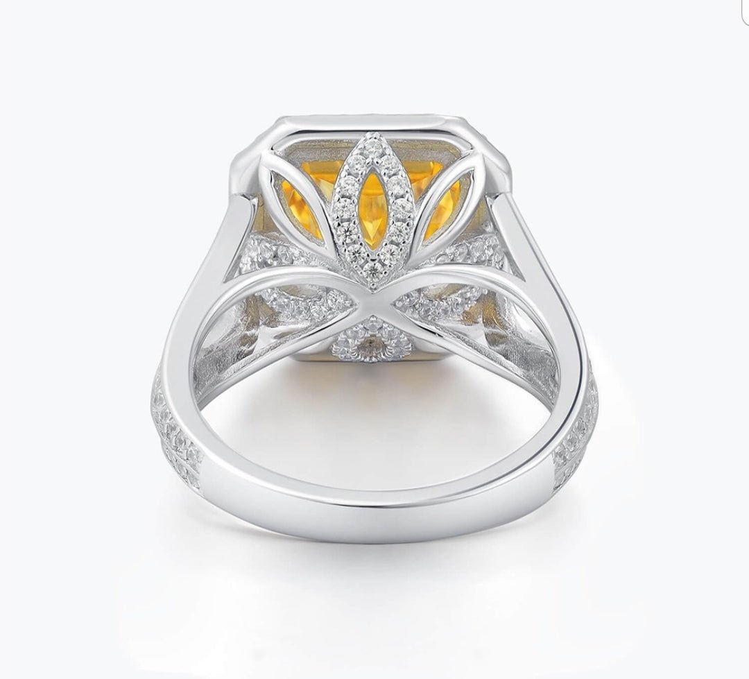 5CT Square Diamond Veneer Engagement Ring. 800R066A