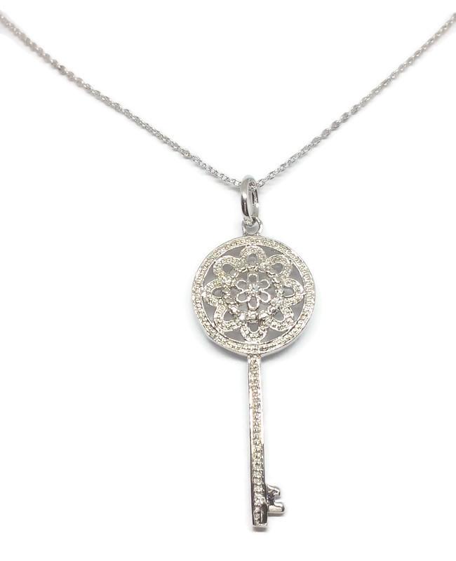 Zirconite Cubic Zirconia Key Pendant. 659P17808