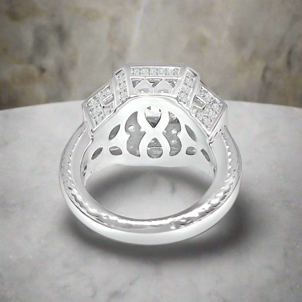 2CT Diamond Veneer Cubic Zirconia Ring. 635R12757