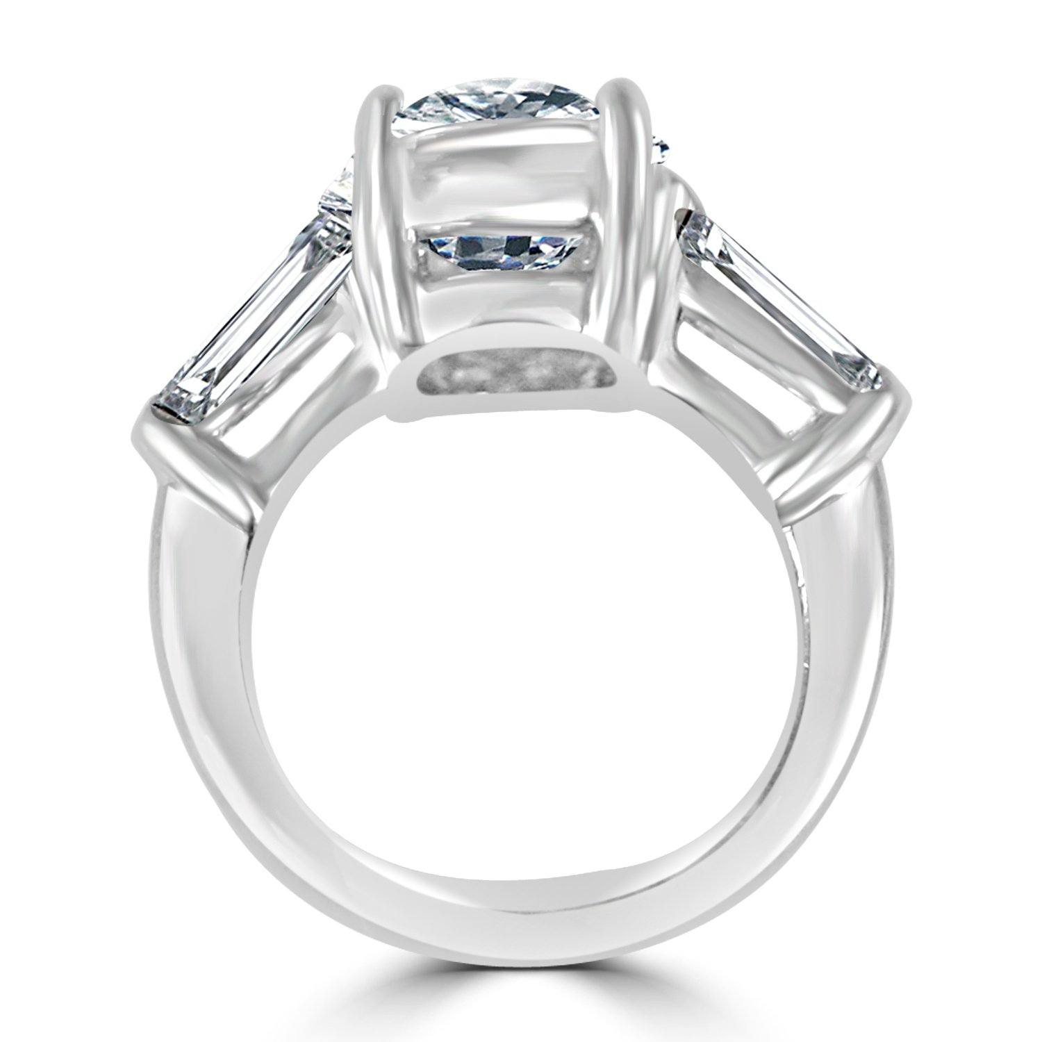 Oval Diamond Veneer Cubic Zirconia Ring 635R72089