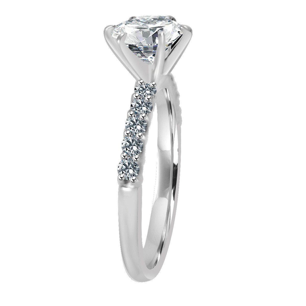 1CT Round Diamond Veneer Cubic Zirconia Ring.635R71359