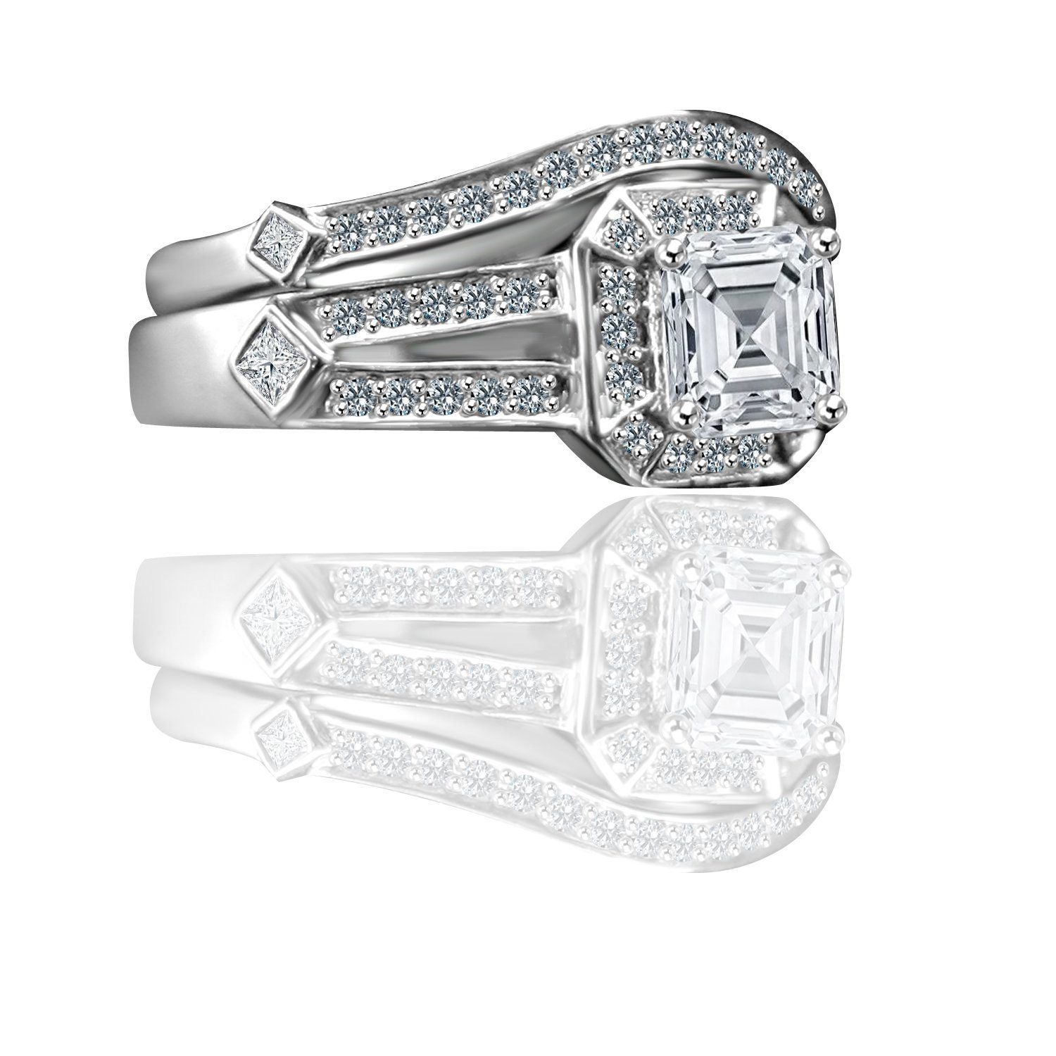 1CT Diamond Veneer Cubic Zirconia Ring. 635R71637