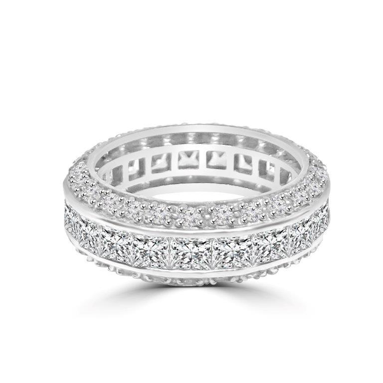 Cubic Zirconia Eternity Band Stackable Ring. 600R13061