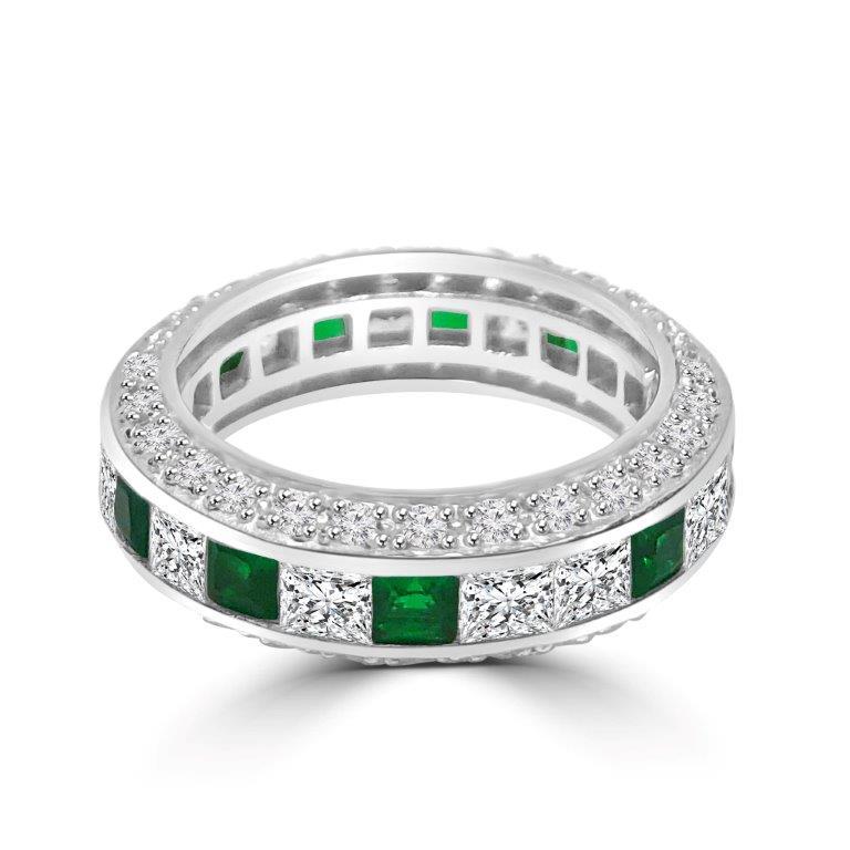 Cubic Zirconia Eternity Band Stackable Ring. 600R13061