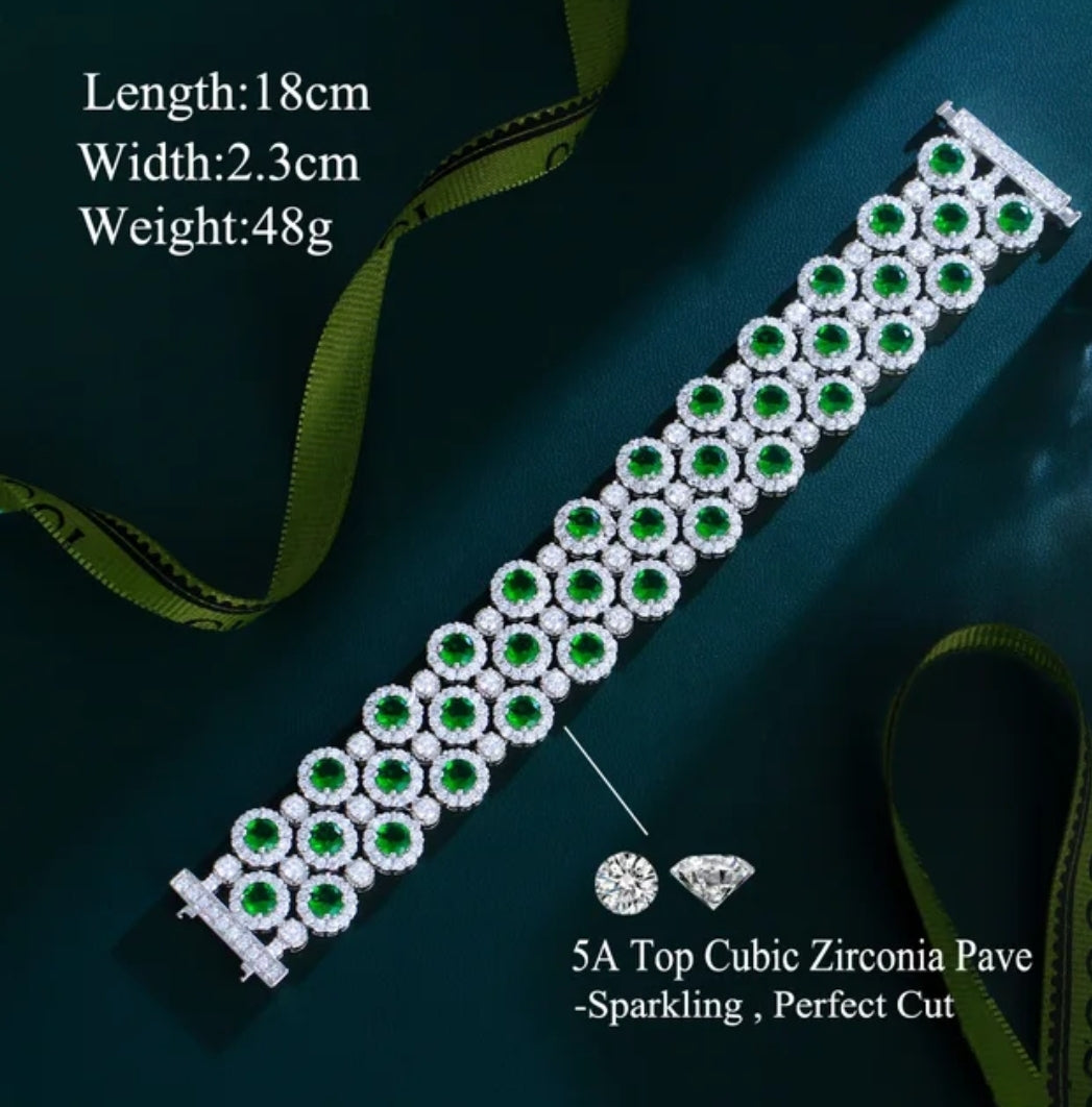 Cubic Zirconia Couture Bracelet Zirconite. 826B100