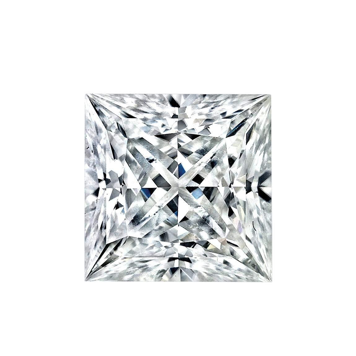 Princess Cut Square Diamond Veneer Cubic Zirconia Loose Stone. PC