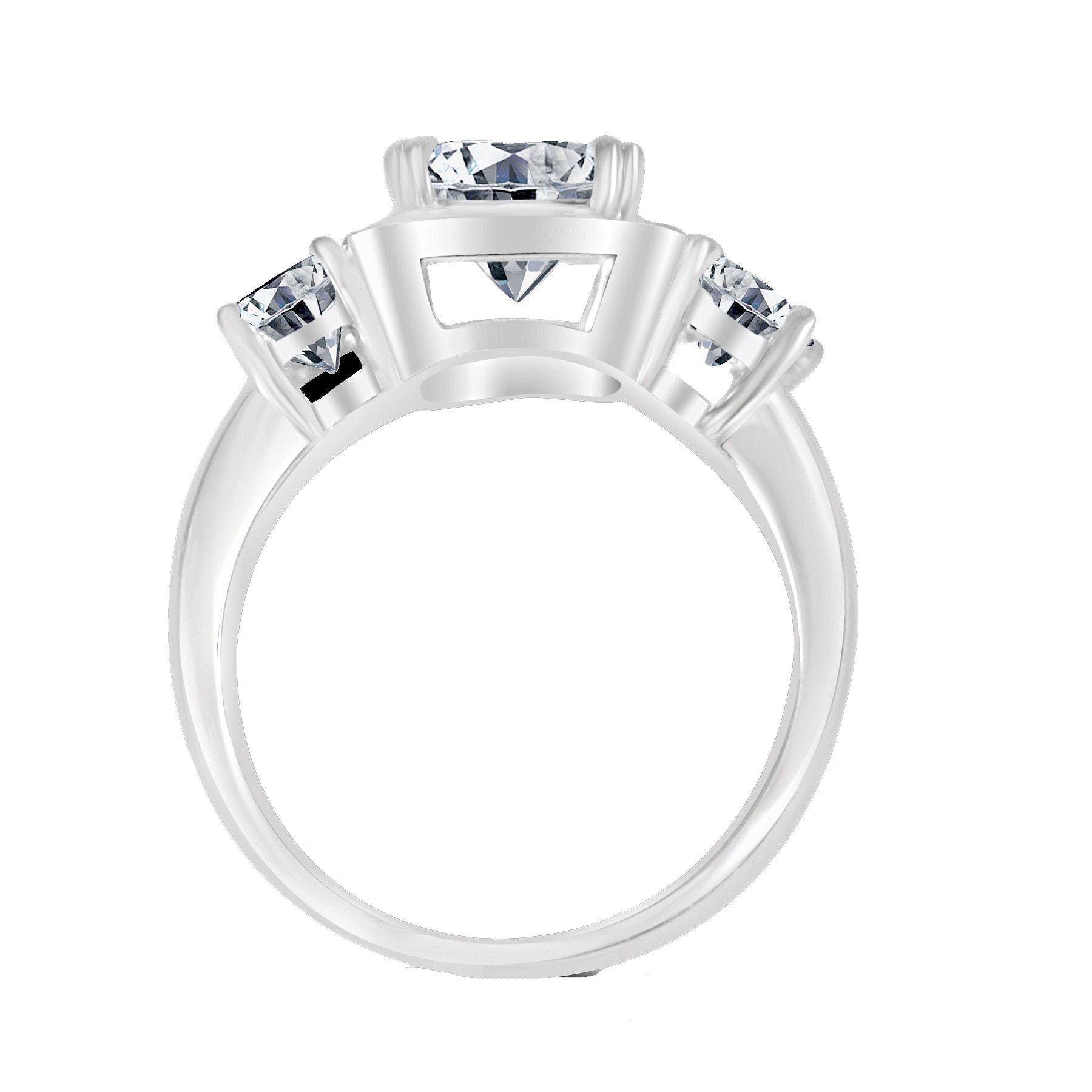 2CT Diamond Veneer Cubic Zirconia Ring. 635R72227